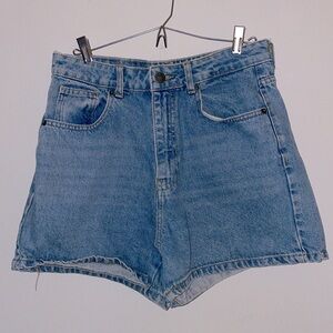 Nasty Gal Organic Denim High Waisted Mom Shorts